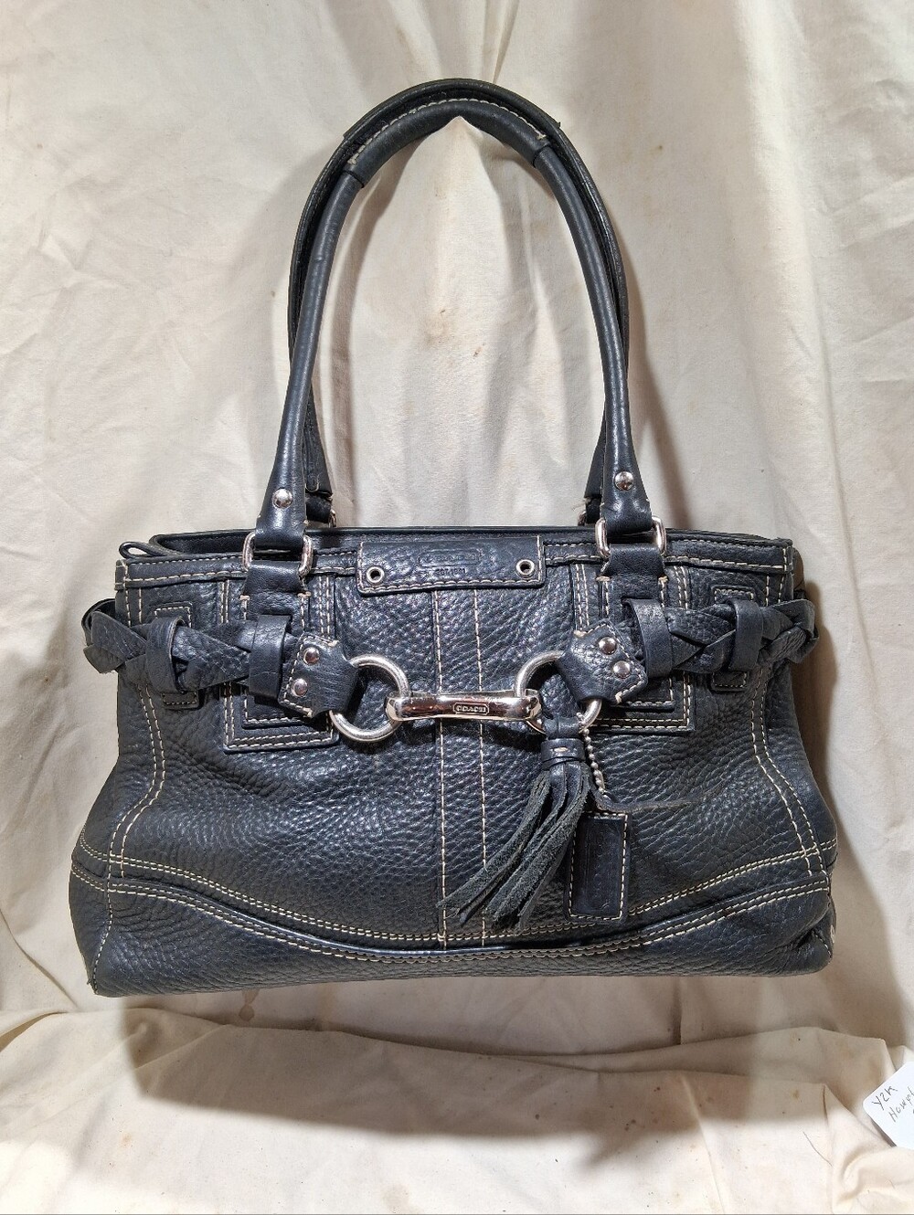 Vintage Hamptons Braided Belt Satchel